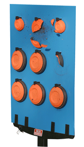 MTM Bird Board with 18 Clay Target Clips Blue | 026057361666