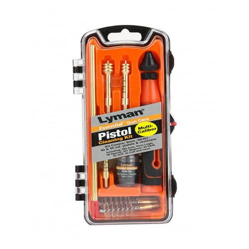 Lyman Essential Pistol Cleaning Kit 9mm 40cal  45ACP | 011516040367