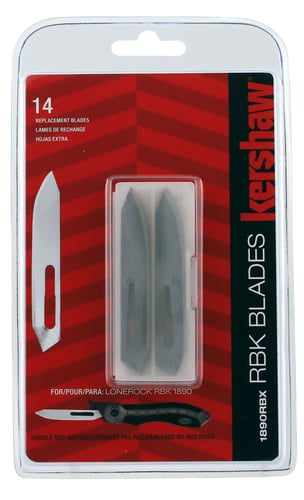Kershaw Lonerock RBK Replacement Blades - 14 pk Clampack | 087171040721