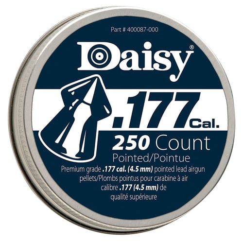 DAISY 250-CT .177 POINTED PELLET TIN  | .177 PEL | 039256077771
