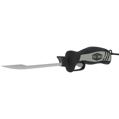 Old Timer 110 Volt Electric Fillet Knife 8 Blade Black and Grey | 661120107507