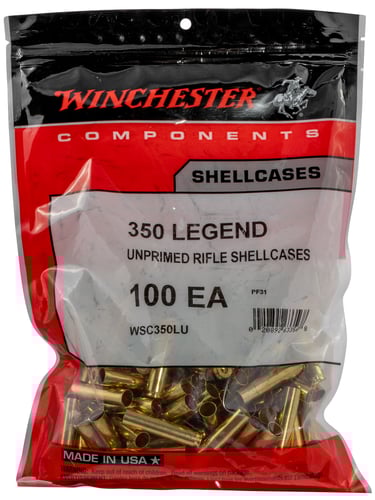Winchester Unprimed Brass Cartridge Cases .350 Legend 100/Bag  | NA | 020892633568
