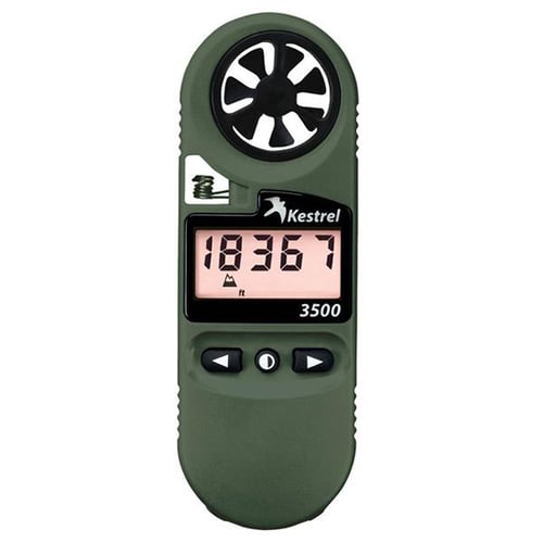 Kestrel 3500NV Weather Meter/Digital Psychrometer NV Backlight Olive Drab | 730650035014