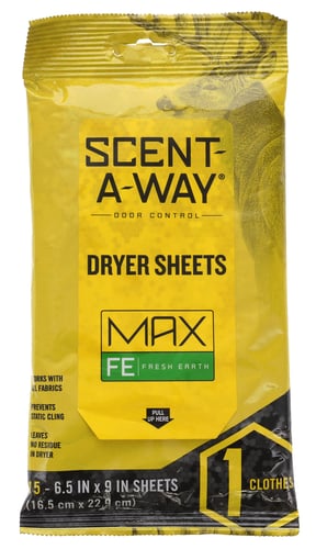 Scent-A-Way Dryer Sheets Fresh Earth 15/ct | 021291077083