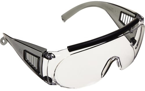 Allen Fit Over Shooting Glasses Black Frames with Clear Lens | 026509021698