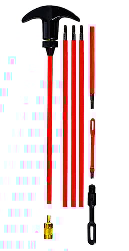 KleenBore Universal Saf-T-Clad Cleaning Rod Set .22-.45 Cal. All Gauge Handgun Rifle Shotgun Clamshell | 026249002063