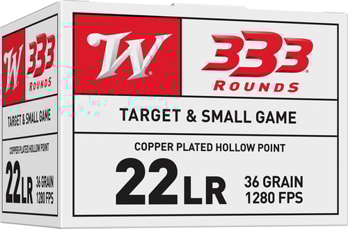 Winchester .22 LR Bulk Pack Rimfire Ammunition .22 LR 36 gr CPHP 333/ct  | .22 LR | 020892102217