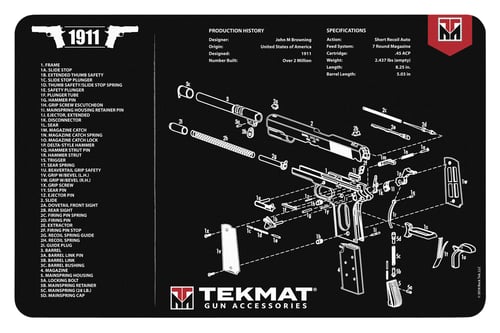 TEKMAT PISTOL MAT 1911 BLK  | NA | 612409970633