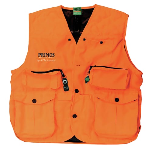Primos Gunhunters Huntin Vest Blaze Orange 2XL Hang Tag | 010135657048
