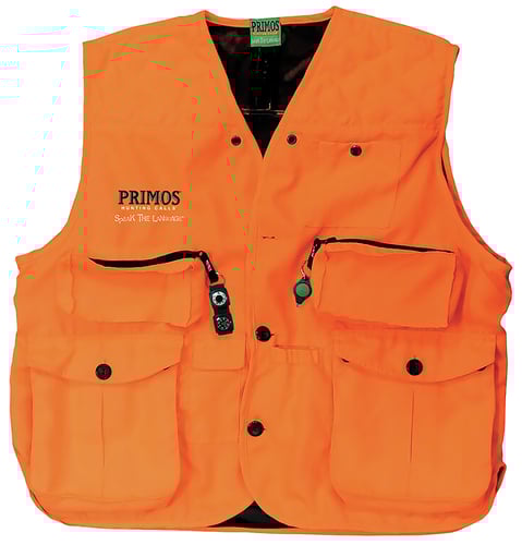 Primos Gunhunters Huntin Vest Blaze Orange 3XL Hang Tag | 010135657055