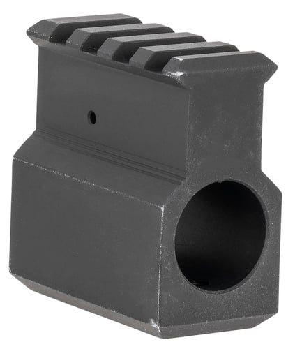 LBE .750 GAS BLOCK W/RAIL BLK | 784682014608