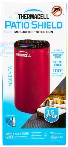 Thermacell Patio Shield Mosquito Repeller Magenta | 843654004921