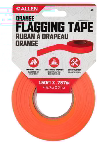 Allen Flagging Tape .787x150 PDQ Orange - Single Roll | 026509063964
