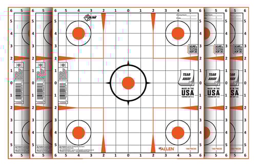 ALLEN EZAIM PAPER 12 Inch BULLSEYE 100PK | 026509062011