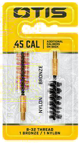 Otis .45 cal 2 in. Bore Brush Package 8/32 Thread Fits .44/.444/.45/.458 cal  | .45 ACP | 014895002452