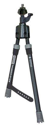 Primos Trigger Stick Gun Mounted Bipod Short Black with Spartan Technology | 010135030285