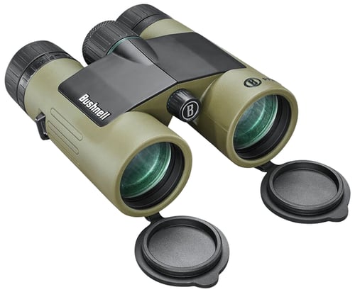 Bushnell Prime Binocular 10x42 x Vault Combo Pack - Green Roof FMC WP/FP Box | 029757009463