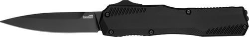 Kershaw Livewire OTF Automatic Knife 3-3/10 Spear Point Blade Black with Black Blade | 087171065663