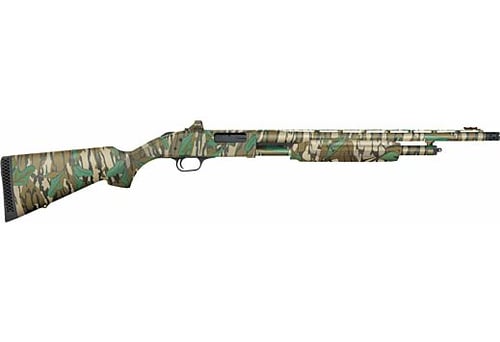 Mossberg 500 Turkey Shotgun 20 ga 3 Chamber 5rd Magazine 20 Barrel Mossy Oak Greenleaf with Holosun HS407K  | 20GA | 015813543422
