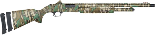 Mossberg 500 Super Bantam Shotgun 20 ga 3 Chamber 5rd Magazine 20 Barrel Mossy Oak Greenleaf with Holosun HS407K  | 20GA | 015813546843