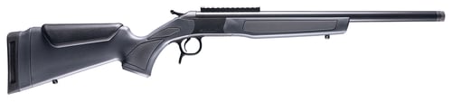 CVA Scout Single Shot Rifle .44 Rem Mag 20 Threaded Blued Barrel Grey Stock 0 MOA Pic Rail  | .44 MAG | 043125144440