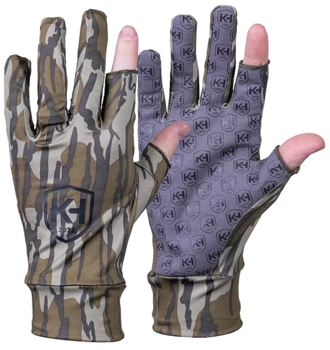 Knight  Hale Run N Gun Gloves One Size Mossy Oak Original Bottomland | 049443939157
