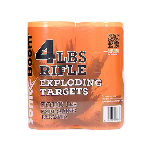 Sonic Boom Exploding Rifle Target 1lb 4/pk | 091037217394