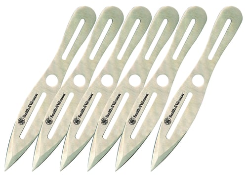Smith  Wesson 6 8 Throwing Knives 4 1/4 Blade Silver | 028634706280