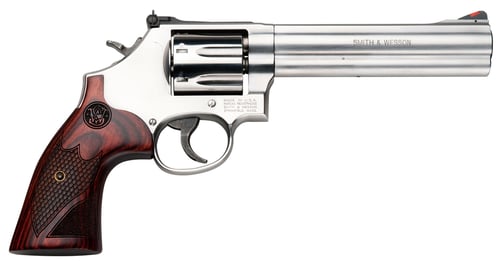 Smith  Wesson Model 686 Plus Deluxe Handgun .357 Mag 7rd Capacity 6 Barrel Silver with Wood Grip  | .38 SPL | 022188141580