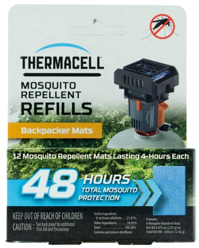 Thermacell Backpacker Mat Only Refill 48 Hours | 843654000725