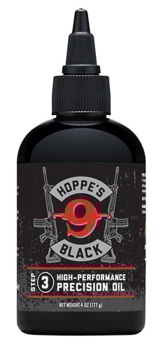 HOPPES BLACK LUBE BOTTLE 4OZ | 026285000429