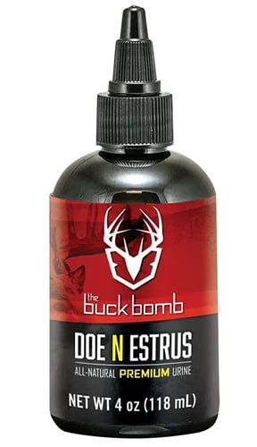 Buck Bomb Doe N Estrus Liquid 4 oz with 4 Wicks | 021291708253