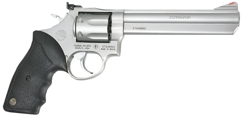 Taurus 66 Handgun .357 Mag 7rd Capacity 6 Barrel Stainless Finish Hogue Grip | .357 MAG | 725327200185