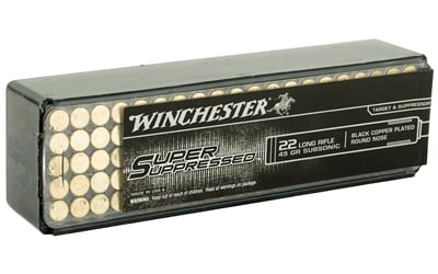 Winchester Super-X Subsonic Rimfire Ammunition .22 LR 45 gr. LRN 1090 fps 100/ct  | .22 LR | 020892104037