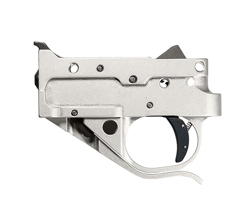 Timney Ruger 10/22 Complete Drop-In Trigger Assembly 1022-1C - Silver Housing Black Shoe | 081950102235