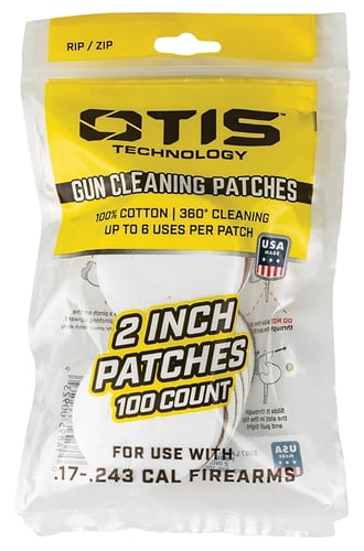 Otis Patches 2 Small Caliber Cleaning Patches 100/ct  | .223 REM | 014895009239