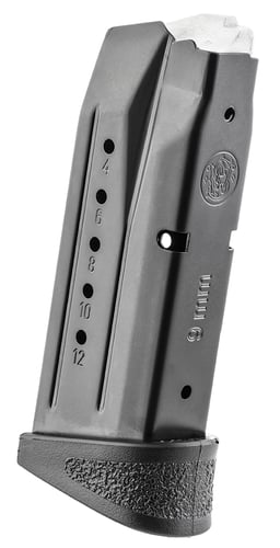 Smith  Wesson MP9 Compact Magazine w/Finger Rest 9mm Blued 12/rd  | NA | 022188131840