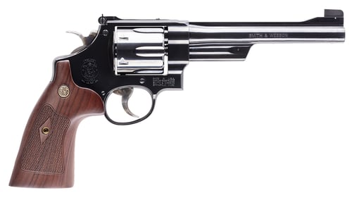 Smith  Wesson Model 25 N Frame Series Handgun .45 Colt 6rd Capacity 6.5 Barrel Blued with Wood Grip  | .45 COLT | 022188133578