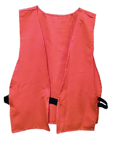 Primos Safety Vest Hunter Orange Adult Size Logo On Back Poly Bag | 010135063658