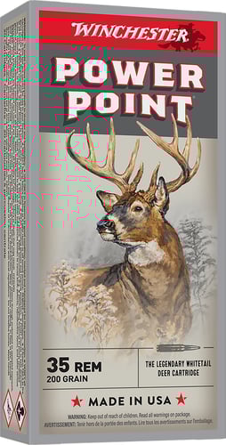 Winchester Super-X Power Point Rifle Ammunition .35 Rem 200 gr. SP 2020 fps 20/ct  | .35 REM | 020892200142