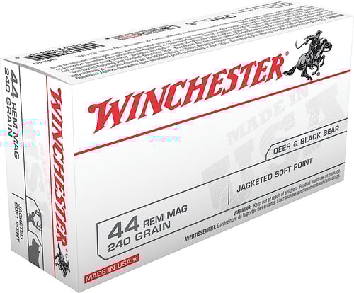 Winchester USA Handgun Ammunition .44 Mag 240 gr JSP 50/ct  | .44 MAG | 020892203150