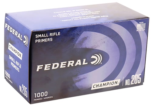 Federal Premium Champion Centerfire .205 Primers Small Rifle 1000/ct | 029465156282