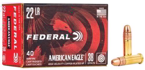 FED AM EAGLE 22LR HV HP 40/4000  | .22 LR | 029465016845