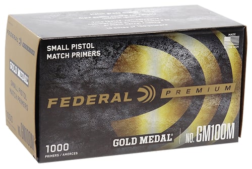 Federal Gold Medal Small Pistol Primer 1000/ct | 029465156893