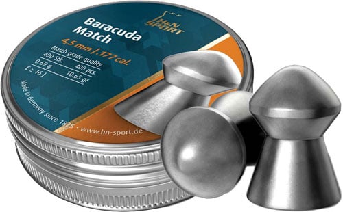 HN Baracuda Match .177 cal. 4.50 mm head-size - NEW- per 400  | .177 BB | 4047058019598