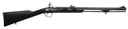 Traditions Deerhunter Muzzleloader Rifle .50 cal Flintlock Black/Blued 24 BBL  | .50 BMG | 040589019727