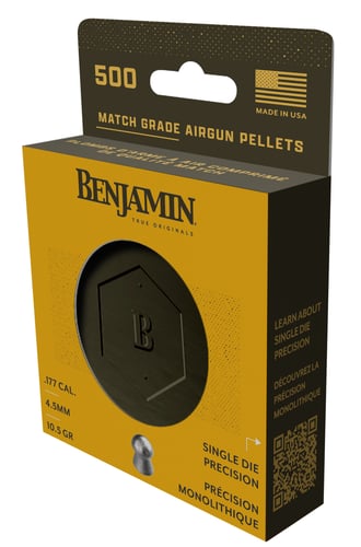 Crosman BD17 Benjamin Single Die .177 cal 10.5gr Domed Pellets - 500/ct | 028478155336
