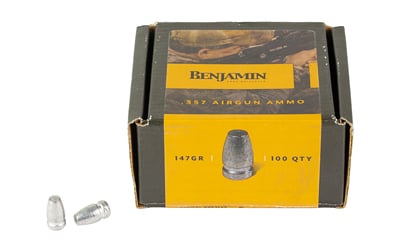 Benjamin Flat Point Airgun Bullet .357 Cal 147 gr 100/ct  | .357 MAG | 028478154728