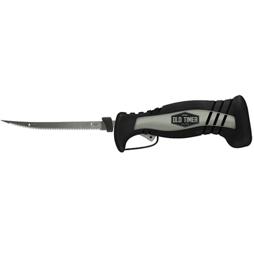 Old Timer Lithium Ion Electronic Fillet Knife 8 Blade Black | 661120107491