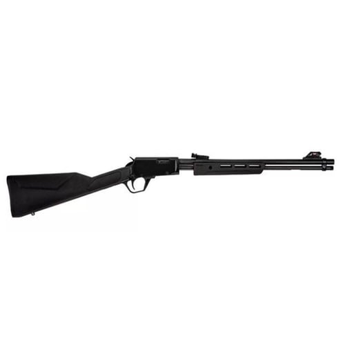 Rossi Gallery Pump Rifle .22 LR 15rd Capacity 18 Barrel Black Synthetic Stock Feather  Son Engraving  | .22 LR | 754908314201
